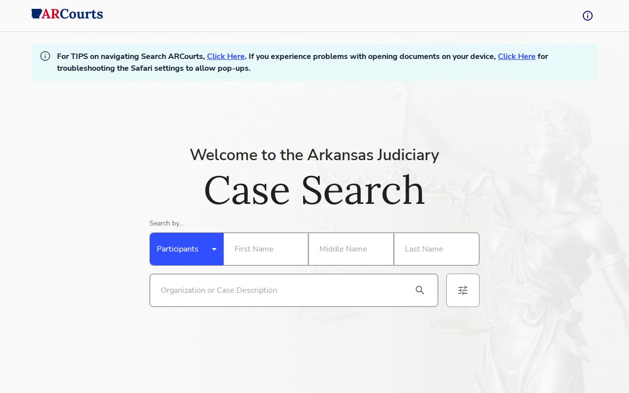 Union County court calendar Future Events search in Search ARCourts