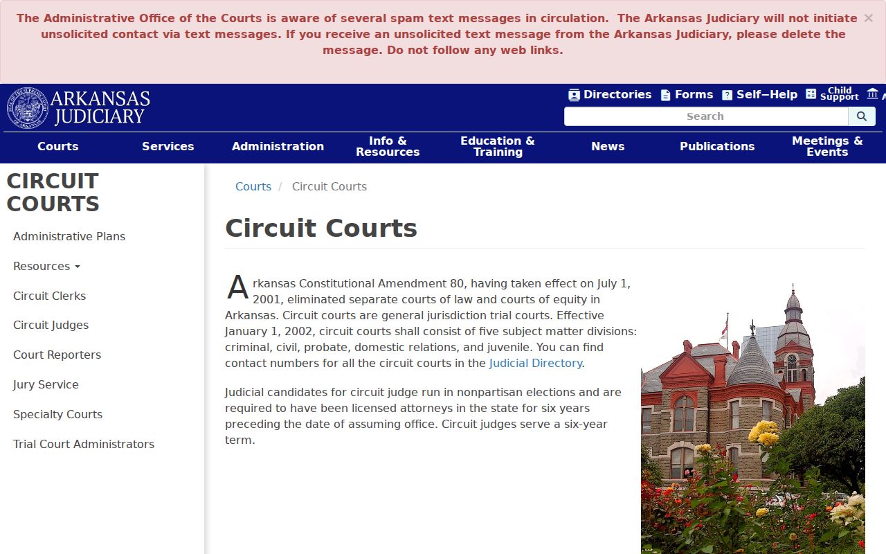 Union County criminal court docket Circuit Court divisions