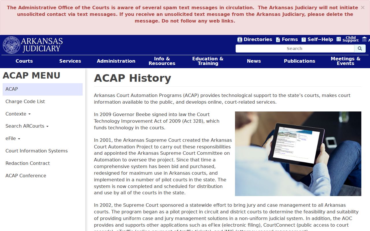 Union County docket search Arkansas Court Automation Project