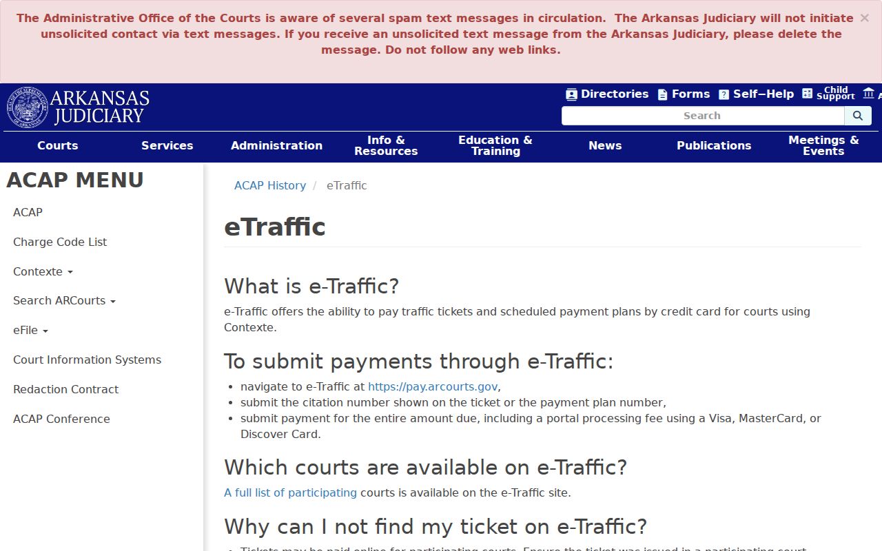 Union County traffic court eTraffic delay and appearance cautions